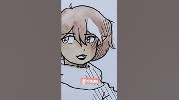 watercoloring my d&d character - risaa #shorts #art #dnd