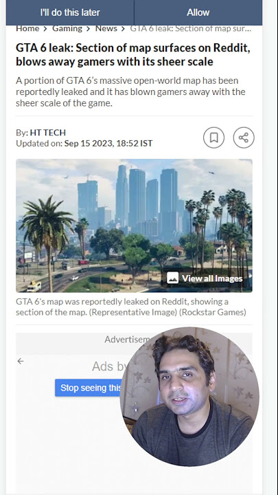 GTA 6 leak: Section of map surfaces on Reddit, blows away gamers with its  sheer scale
