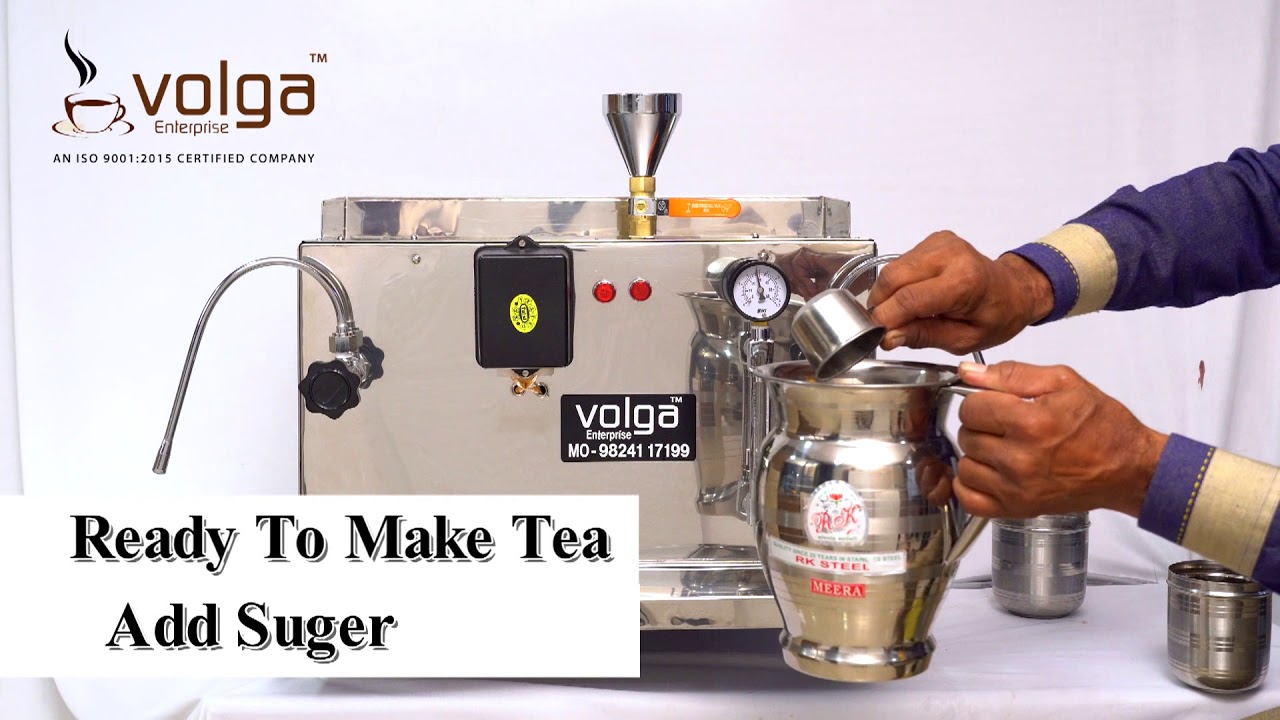 How to make Tea & Coffee using Volga Espresso Machine 