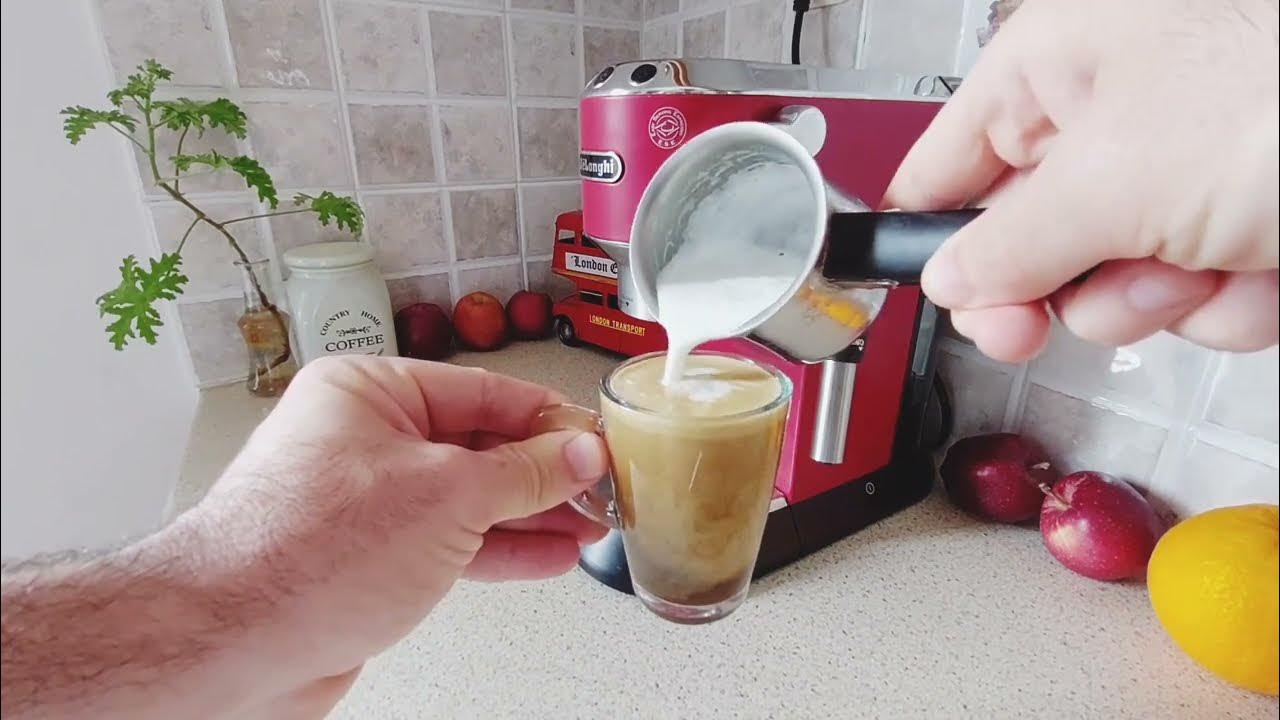 Making Coffee with Best Budget espresso machine DeLonghi Dedica EC685