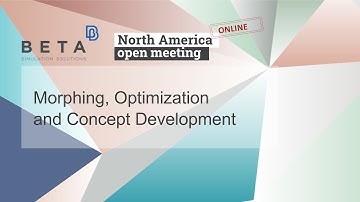 Morphing, Optimization and Concept Development