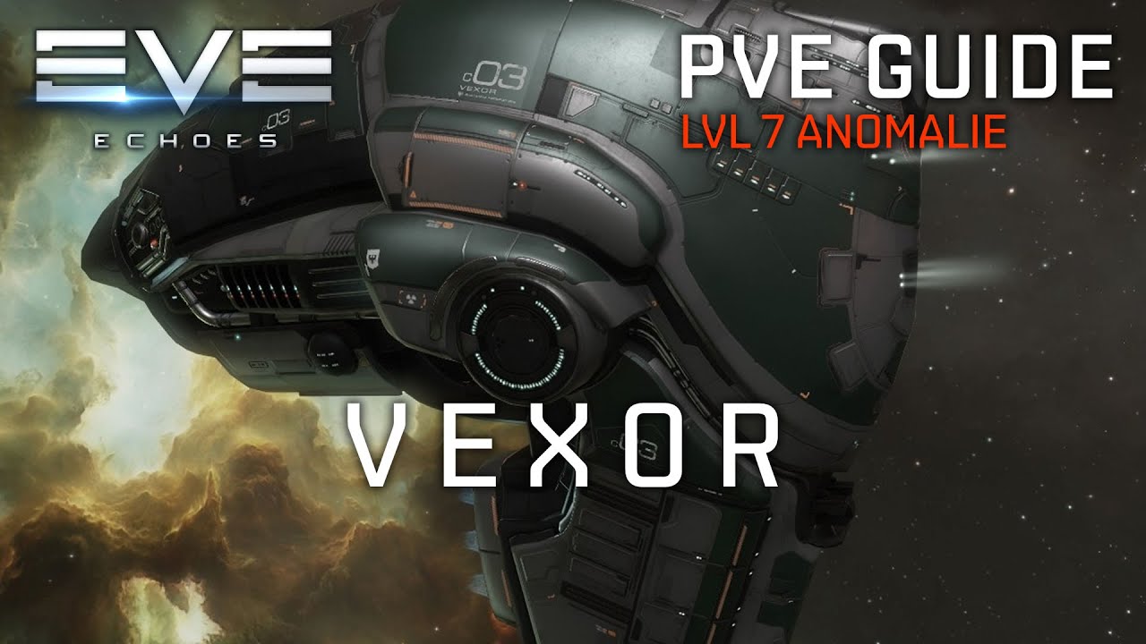 EVE Echoes PVE - LVL 7 Medium Anomalie, geht das mit der Vexor? (EVE Echoes guide deutsch) - YouTube