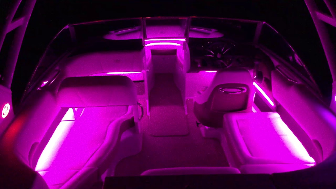 Cobalt Boats Led Interior Lighting Youtube