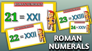 Roman Numerals 21 to 40 || Roman Numbers