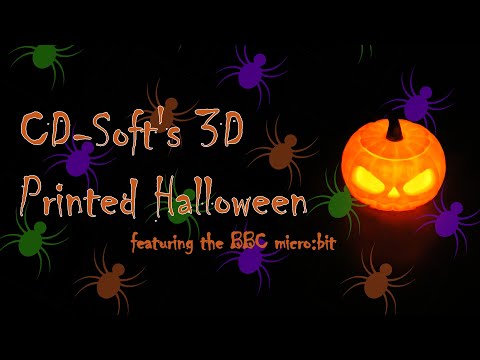 CD-Soft's 3D Printed Halloween (featuring the BBC micro:bit)