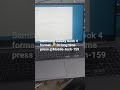 Samsung Galaxy book4 format 🔑 f4 long time press #subscribe #share #repair #laptop #galaxybooks