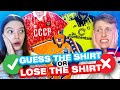 Guess The Football Shirt OR LOSE IT! With My Girlfriend!