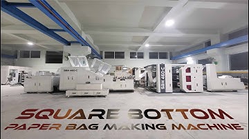 High Speed Paper Bag Making Machine With 2 color Inline Printing | Square Bottom | MADE IN INDIA |