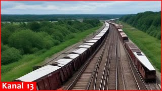 Russia established mobile “Tsar Train” defense line in Dontesk using more than 2000 railway cars