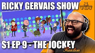 Mr. Dilkington married a Wewe!!! The Ricky Gervais Show Season 1 Episode 09 The Jockey |REACTION|
