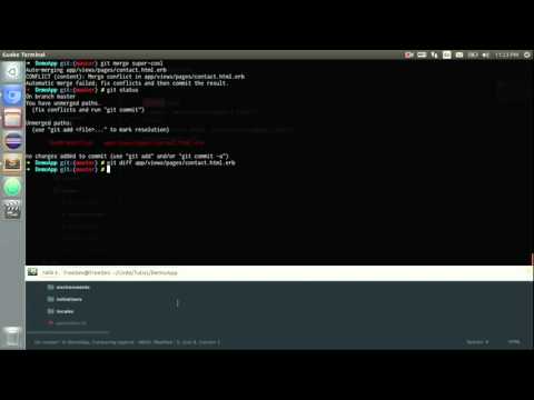 Learning to use Git (GitHub, Bitbucket) - 8 - Merge Conflict