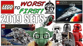 LEGO Worst To First | ALL LEGO Star Wars 2019 Sets!
