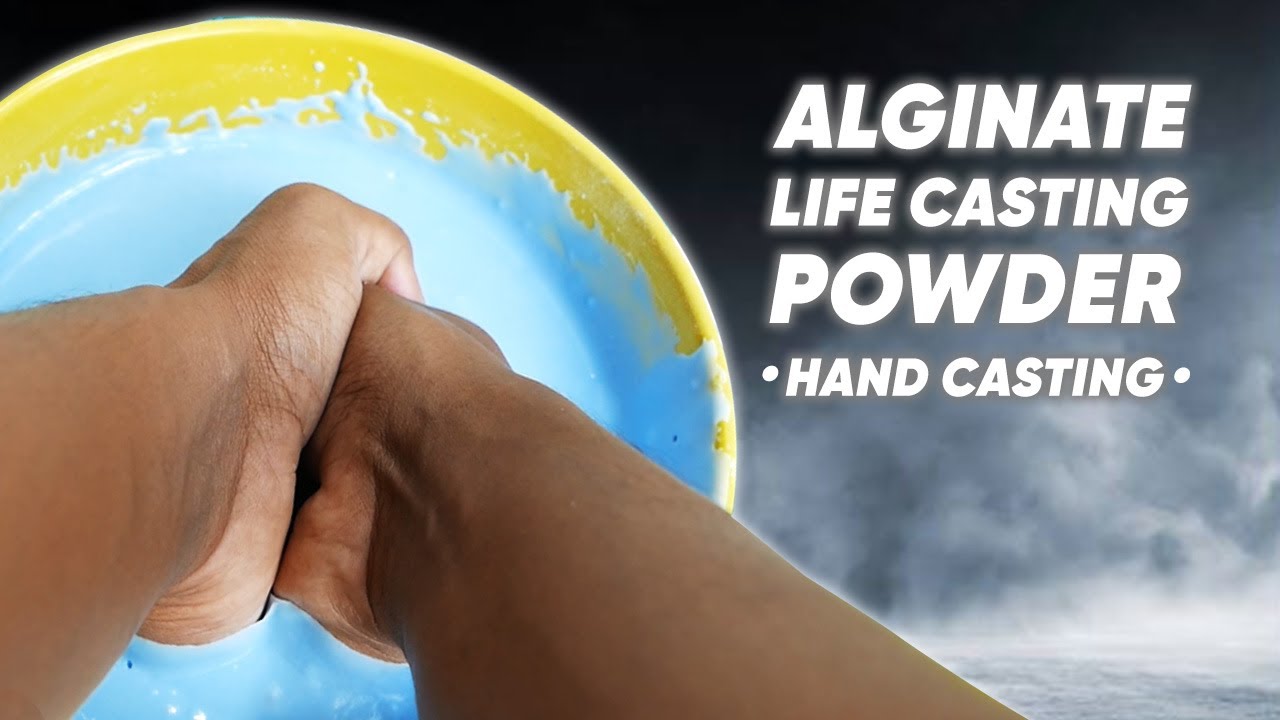 How to hand casting with Alginate Life Casting Powder - Malaysia Clay Art 