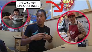 Chinese Speaking Black Man SURPRISED Wonton Shops Workers by Speaking PERFECT Chinese
