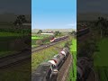 CRAZY EVENT! Evacuation of an oil wagon in the middle of a train convoy #train #railway #shorts