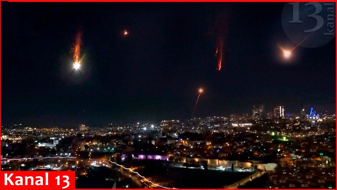 İran İsrail şəhərlərini BOMBALADI: Tel-Əviv və Yerusəlimdə dəhşətli PARTLAYIŞ BAŞ VERİB