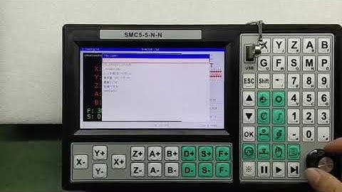 SMC5-5-N-N is shaoge cnc 5 Axis stand alone cnc Motion Controller