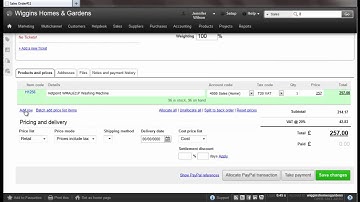 Creating & sending a quote or order