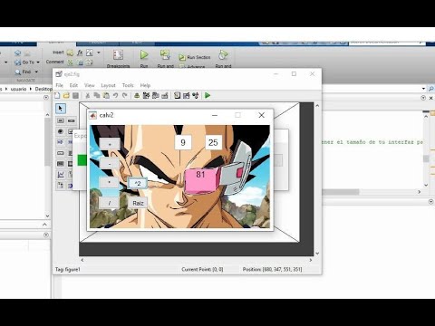 Como poner imágenes en Guide : Interfaz gráfica Matlab (Super-Calculadora)