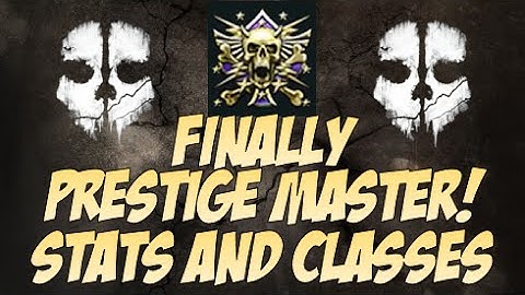 Finally Prestige Master! My Call of Duty Ghosts stats and classes!