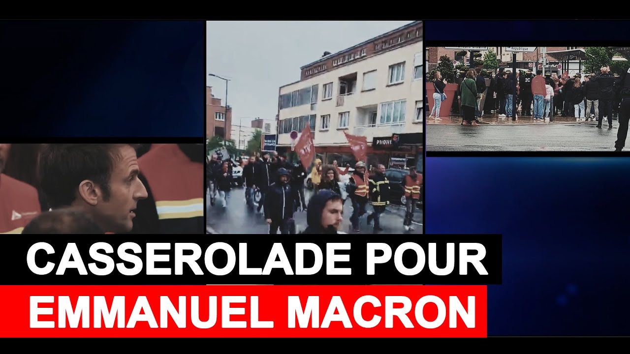 ⁣Casserolade pour Emmanuel Macron - Dunkerque Barricadé