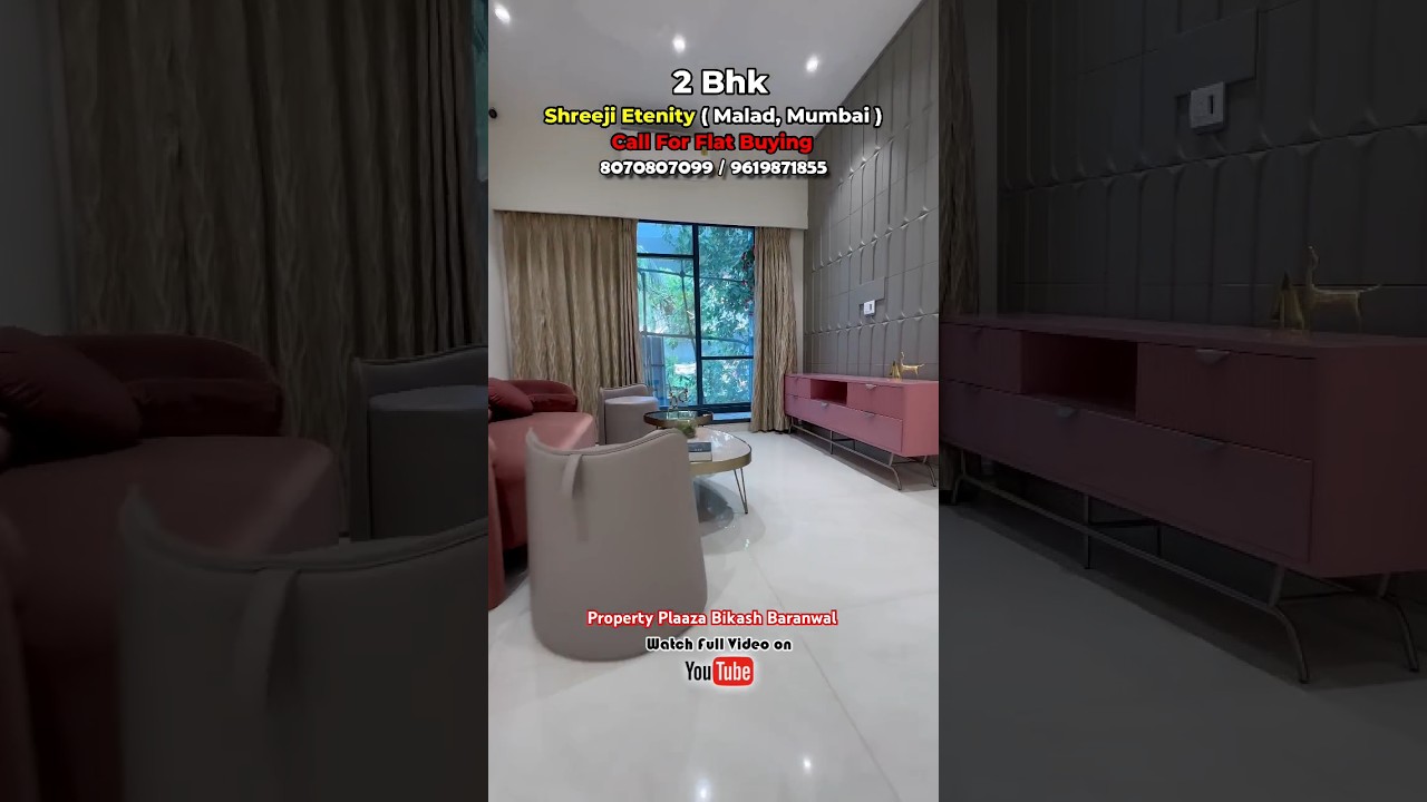 Luxury 2bhk For Sale in Malad West Mumbai | Shreeji Eternity 