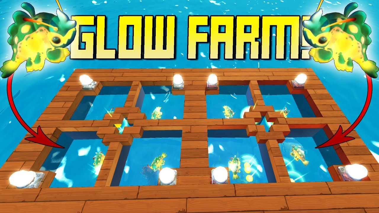 Scalable Glow Bug Farm With Gravity Feeding! - Scrap Mechanic Survival