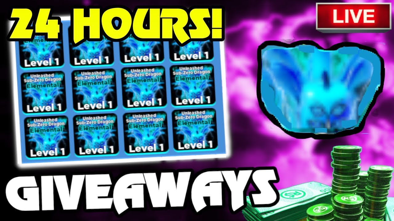 New Elemental Pet Giveaways Roblox Ninja Legends 24 Hour Roblox Livestream Robux Giveaway - roblox gamplay live stream robux giveaway