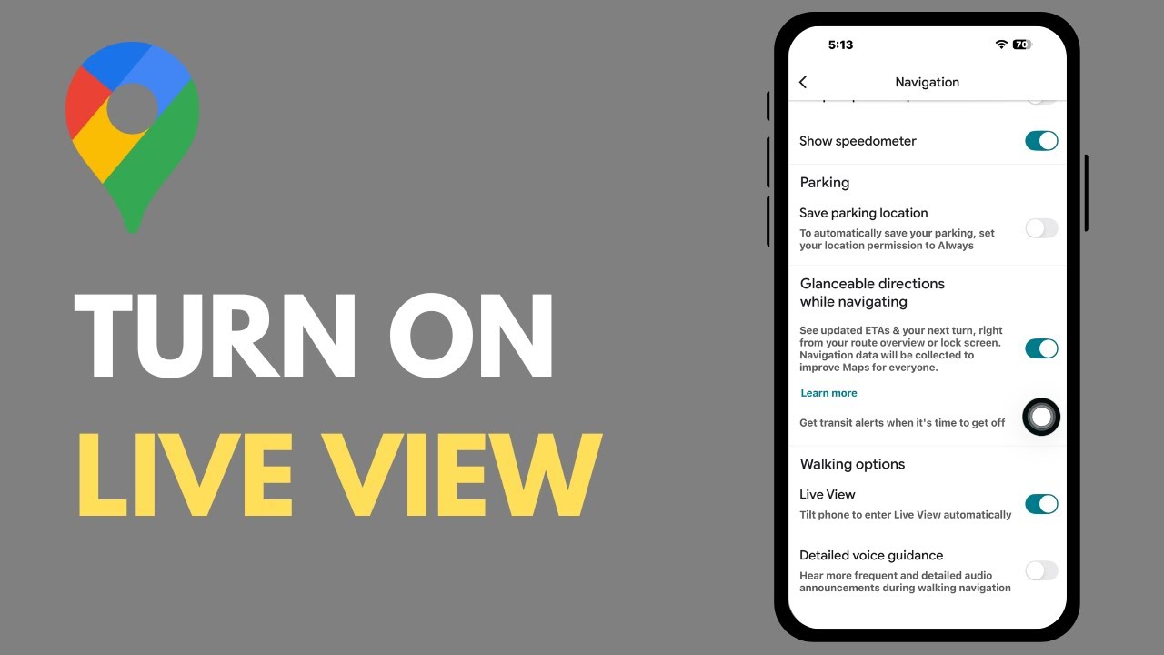 How To Turn On Live View In Google Maps - YouTube