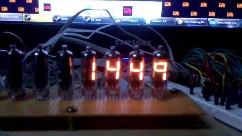 IV-9 Numitron tube test 2