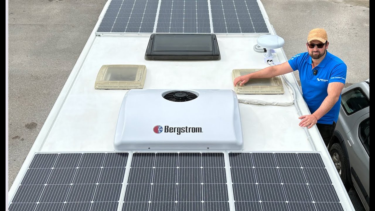 Instalación Solar 1200w + LiFePO4 + A/AC  Bergstrom 12v en Autocaravana | Al Son de mi Furgón