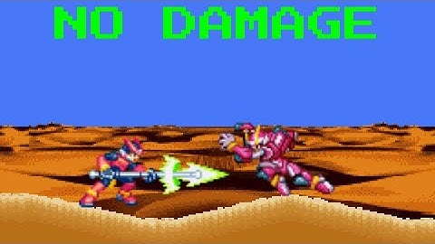 Mega Man Zero-Fighting Fefnir (No Damage)