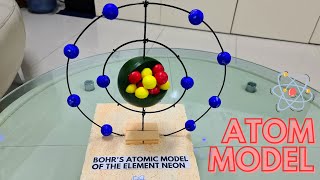 Bohr's Atomic Model | Atomic Structure Model 3D } Science Project Ideas For Grade 9 | 3D Atom Model