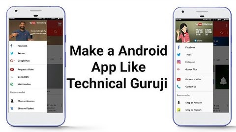 How To Making Android App Like Technical Guruji - (Hindi)