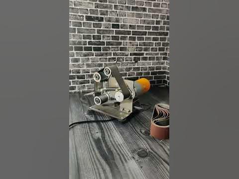 мини гриндер для заточки ножей ножниц и др. станок - YouTube