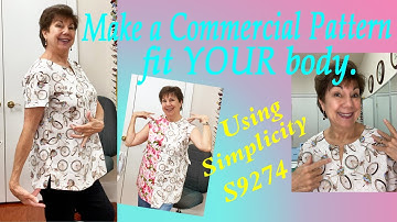 Fit the Paper Pattern to YOUR Body!  Simplicity 9274