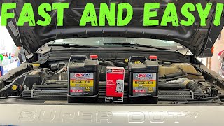 EASY 6.7 Powerstroke Oil Change