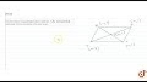 The three vertices of a parallelogram taken in order are `-1,0),(3,1)a n d(2,2)` respectively. ...