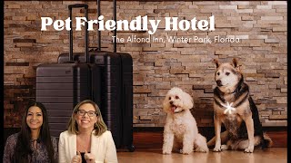 The Alfond Inn is the most Pet Friendly hotel in Winter Park Florida