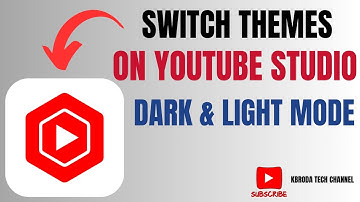 How to Change YouTube Studio Theme - Dark Mode & Light Mode!