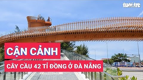 Cận cảnh cầu đi bộ ngắm cảnh đầu tư 42 tỉ đồng ở Đà Nẵng