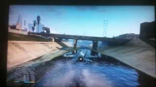 GTAV JET EJECT ON BRIDGE