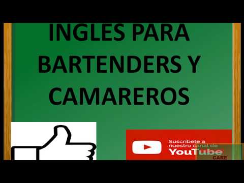 Ingles para camareros y bartender 4