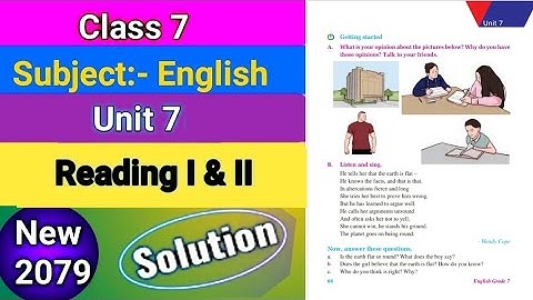 Class 7 English Chapter 7 Exercise | Fast Food unit 7 Full Exercise