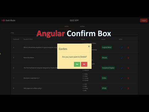 Angular 14 Confirm Box | Ng-Confirm-Box | Agular Npm Library | Angular Confirm Box Tutorial |