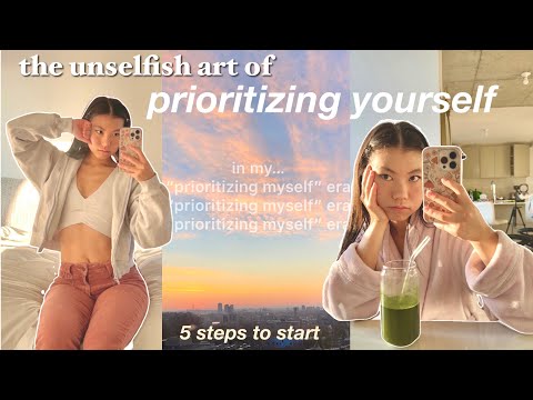 the unselfish art of prioritizing yourself 🌸💞 setting boundaries + self care morning routine