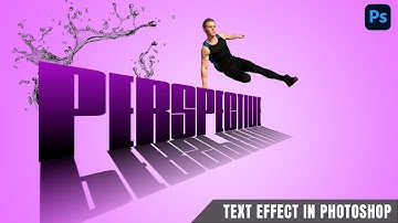 Perspective Text Photoshop #photoshoptutorial