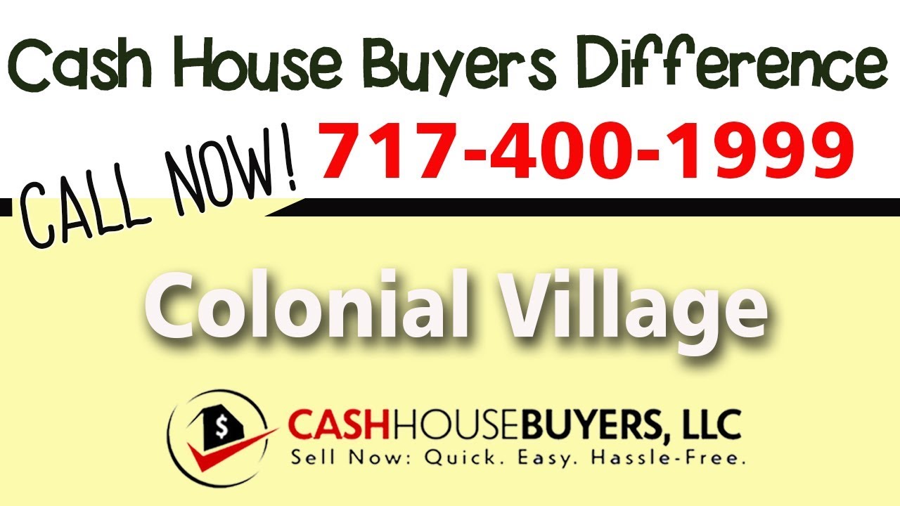 Cash House Buyers Difference in Colonial Village Washington DC | Call 7174001999 | We Buy Houses