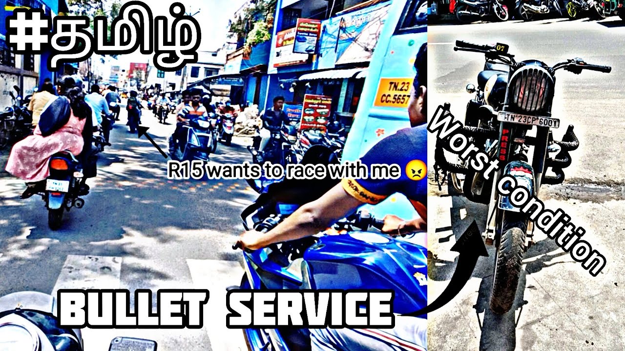 ROYAL ENFIELD||BULLET SERVICE||PART-1||தமிழ்VLOG||LAXMAN MOTORS VELLORE ...