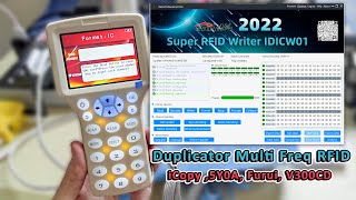 Duplicator RFID iCopy 5Y0A Furui V300CD 2022 Multi Frekuensi - Terbaik